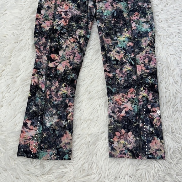 Lululemon Fast & Free Crop II *Nulux 19" Dappled Daze Multi - Picture 2 of 7